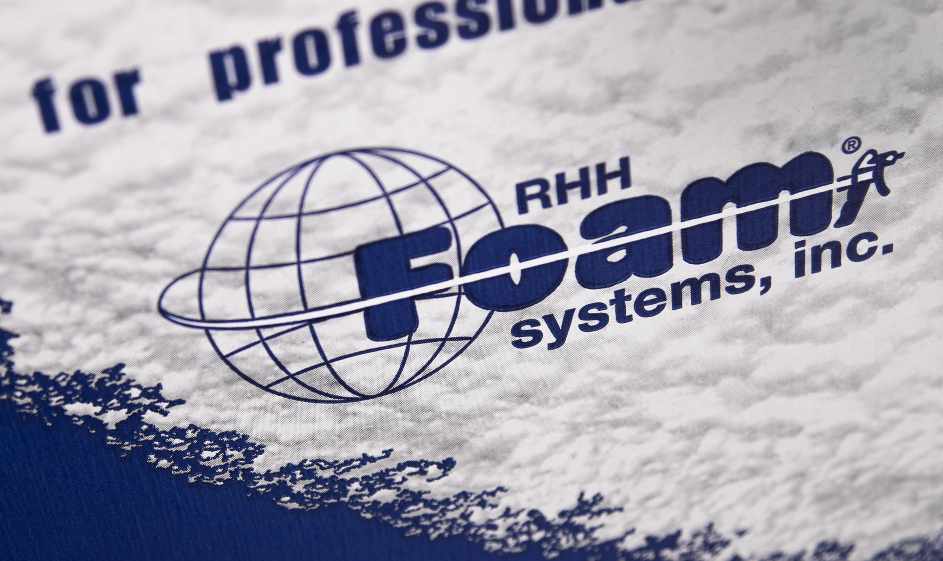 spray foam close-up