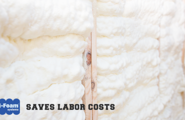 Spray Foam Insulation Reduces Labor Costs