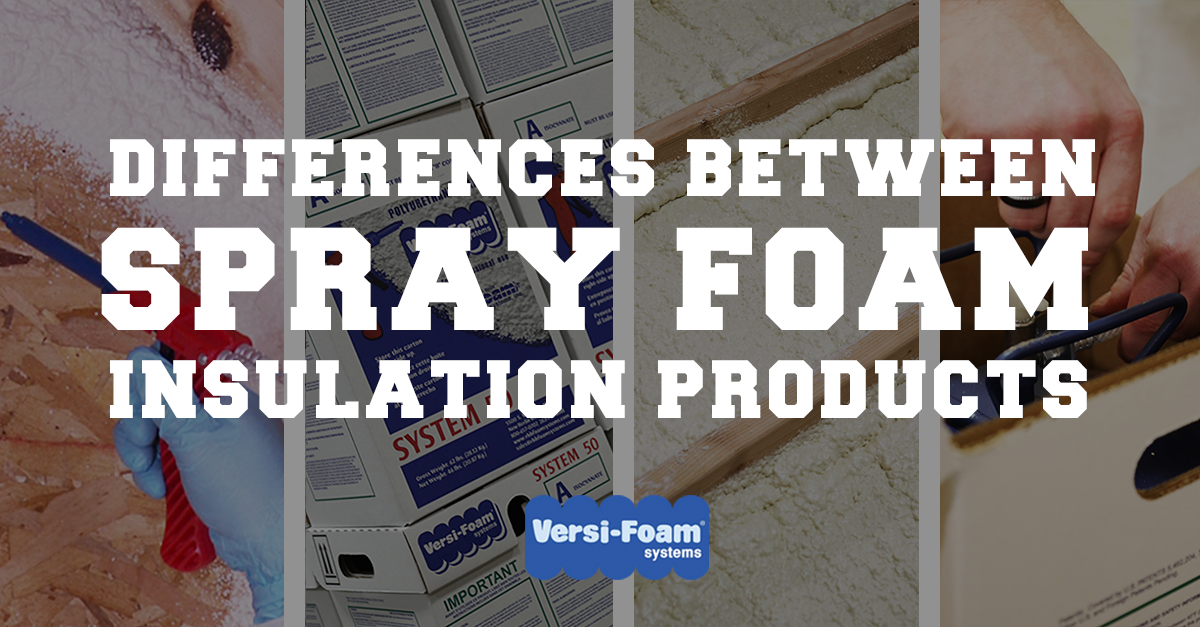 spray foam insulation products